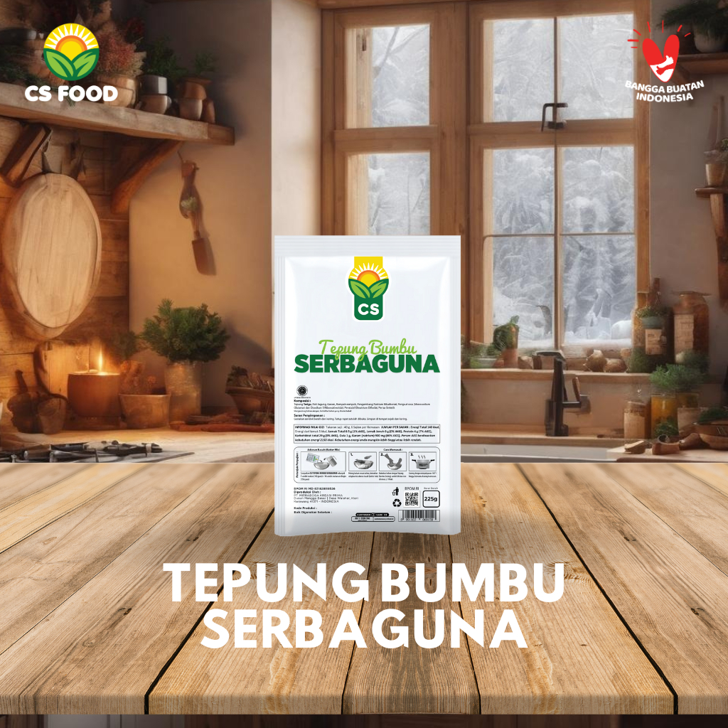 

Tepung Bumbu Ayam Goreng Crispy Serbaguna 225 gr - CS FOOD