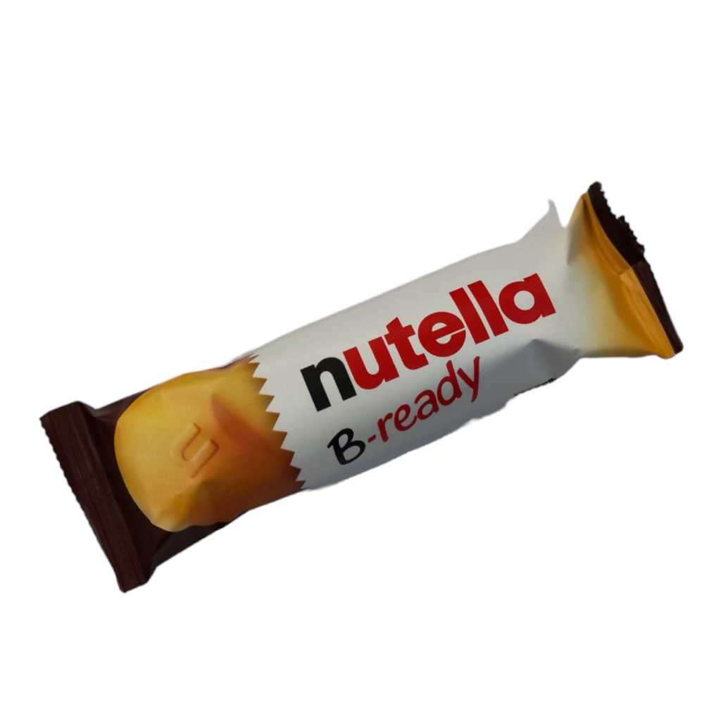 

Nutella Mini B Ready Ferrero Wafer Coklat Kacang Hazelnut.