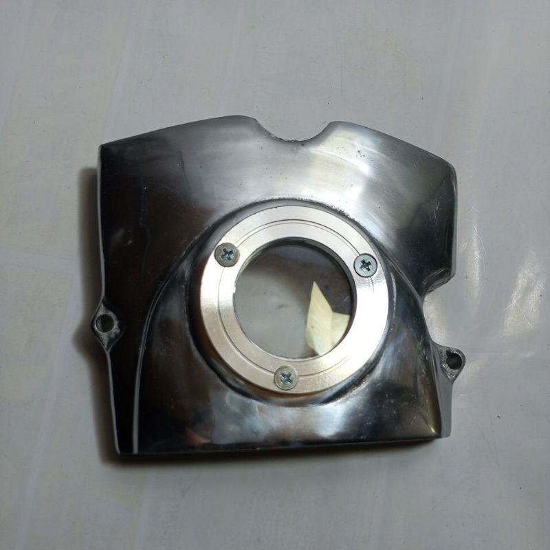 aquarium tutup gear depan gl100/coper tutup ger depan gl100 cb100/tutup gear depan GI 100 cb100