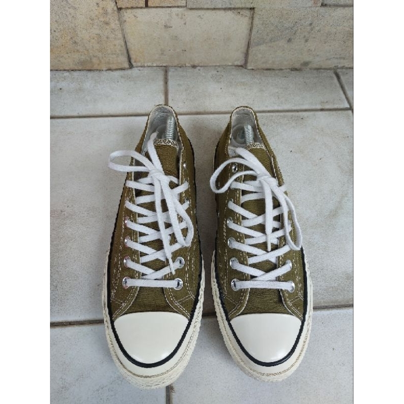 Converse Chuck 70 Ox Dark Moss Egret