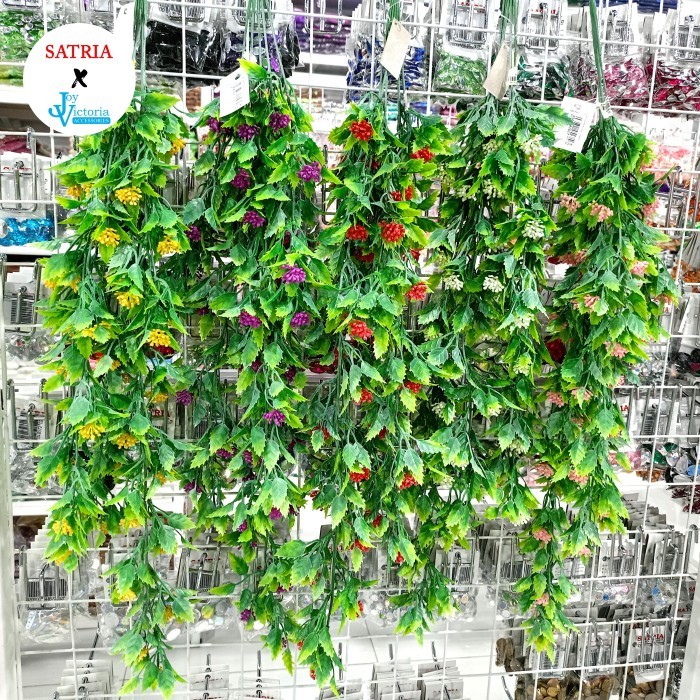 Hiasan Daun Gantung - Hiasan Dinding/Bunga Hiasan Plastik Dinding