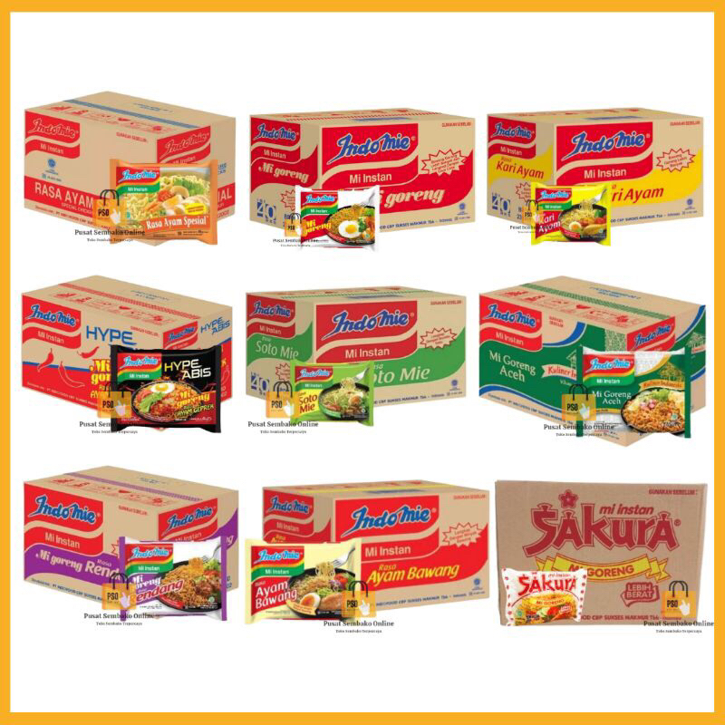 

Indomie 1 dus 40 pcs all variant