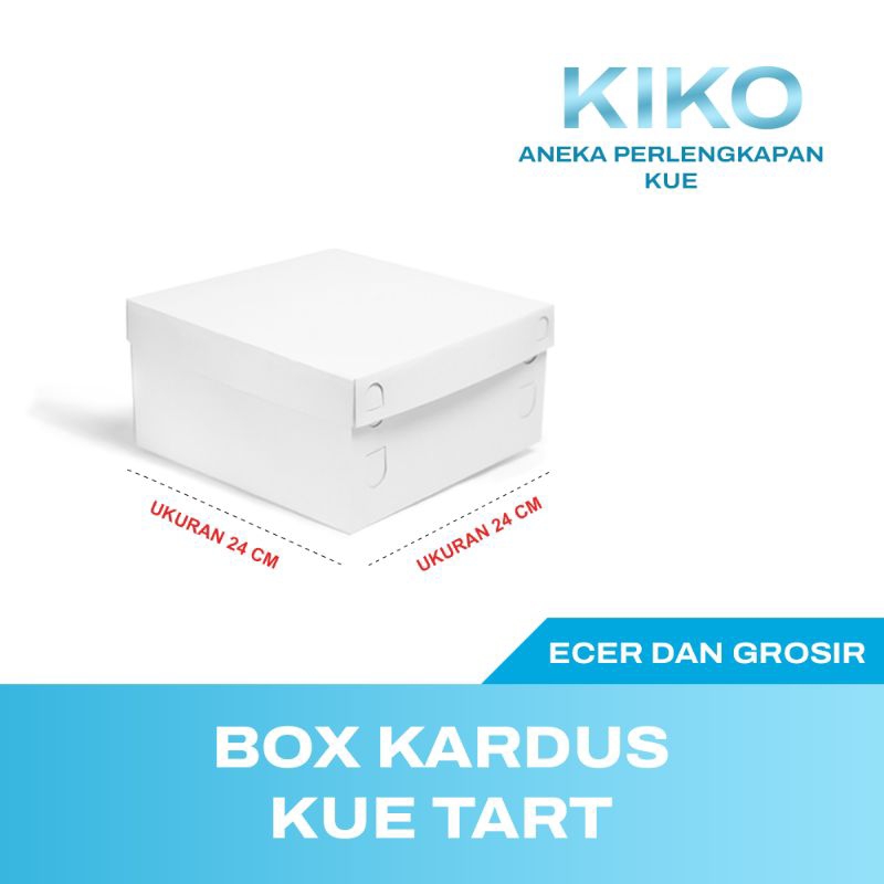 

Dus Kue Tart Putih 24*24*10 Cm (Harga Murah Tapi Bukan Murahan)