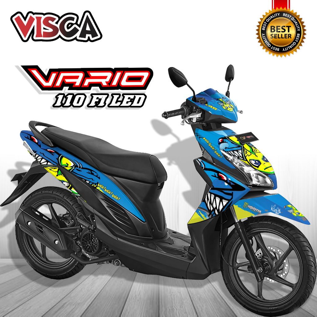 Decal Vario 110 Fi Led Full Body Stiker Vario 110 Fi Led Full Body Striping Vario 110 Fi Led Full Bo