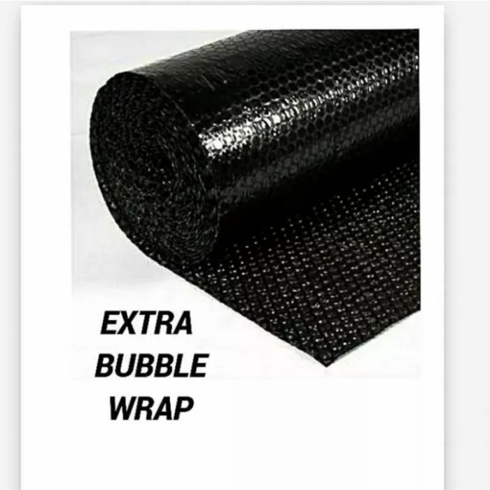 

Extra Bubble Wrap untuk keamanan pengiriman