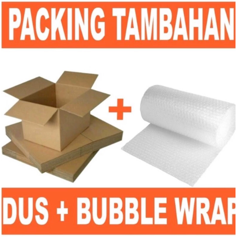 

Extra Bubble Warp dan Dus Untuk Packing