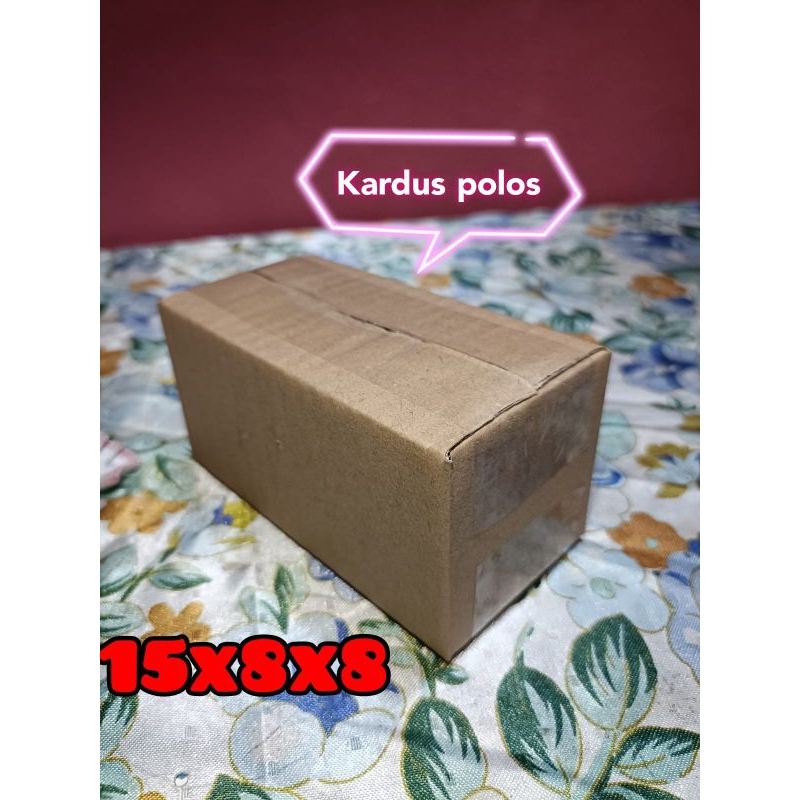 

kardus polos UK 15x8x8 kardus kecil kardus packing