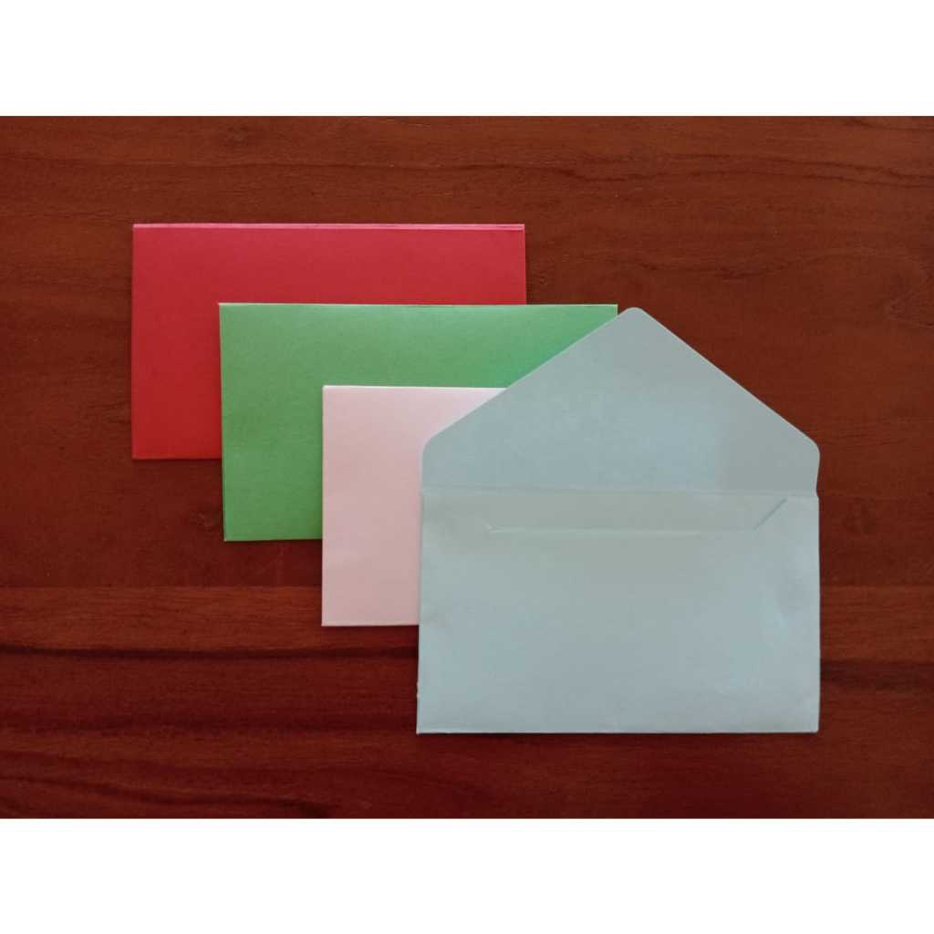 

AMPLOP VINTAGE WARNA WARNI UKURAN A7 (12X8 CM)