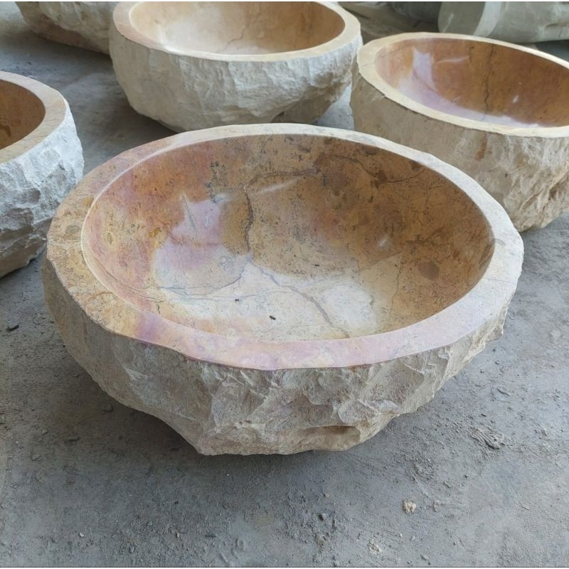 Wastafel batu merah Termurah