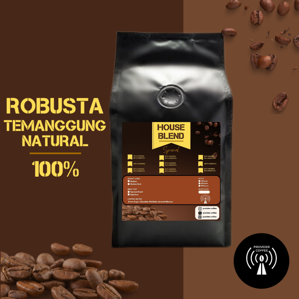 

Biji kopi robusta temanggung I biji kopi robusta kopi susu / espresso kopi susu