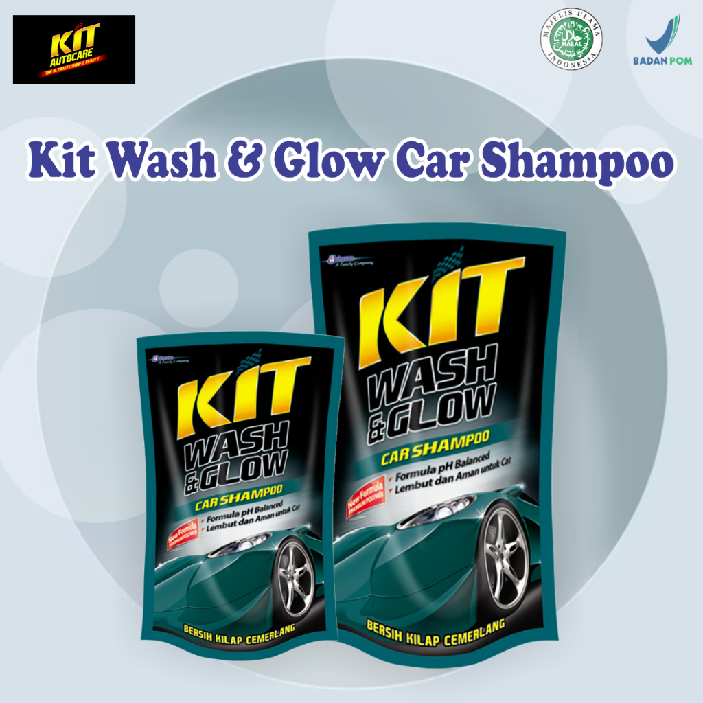 Kit Wash and Glow Car Shampoo - Sampo Mobil