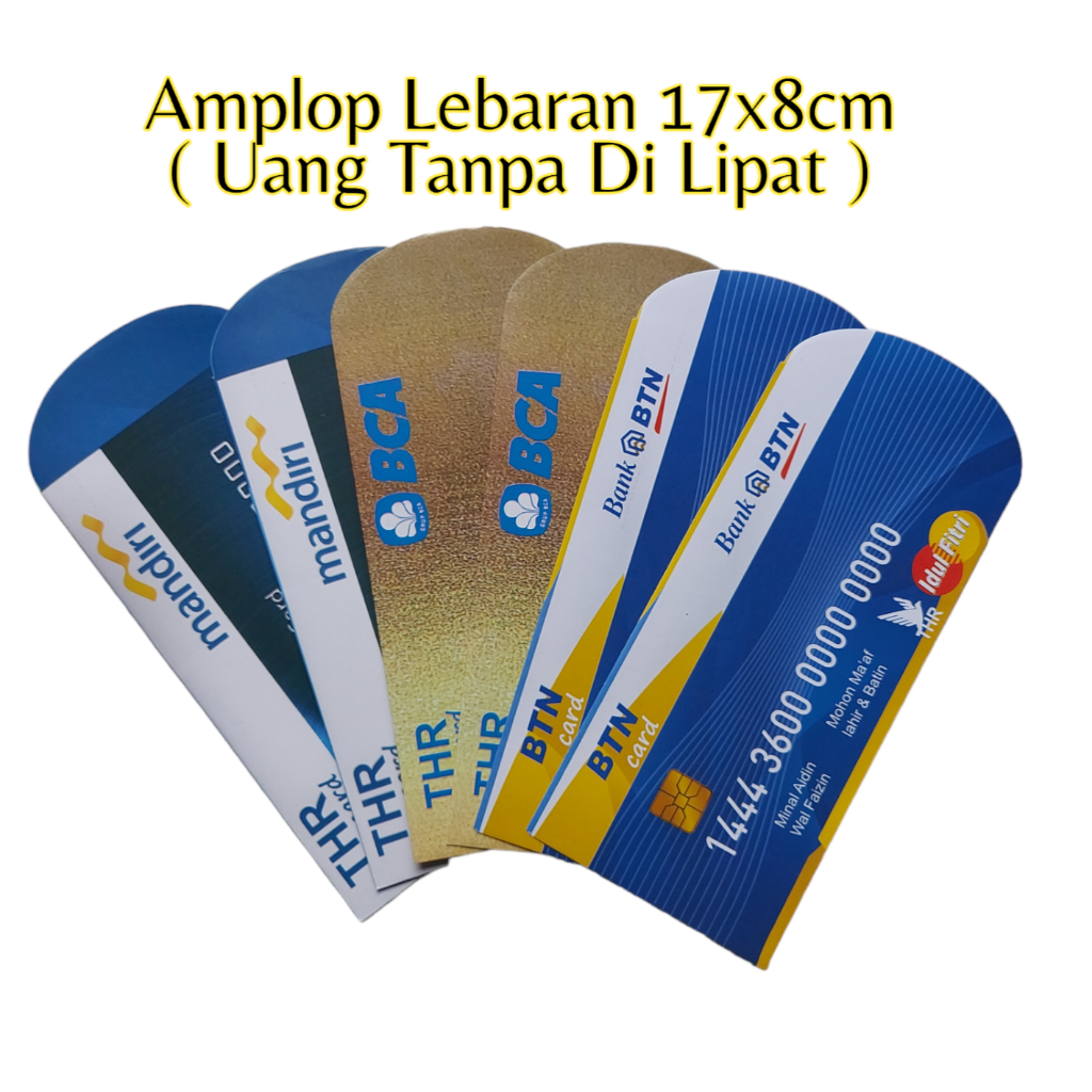 

Amplop Lebaran Ukuran Jumbo Isi 10 Lembar ( uang tanpa di lipat )