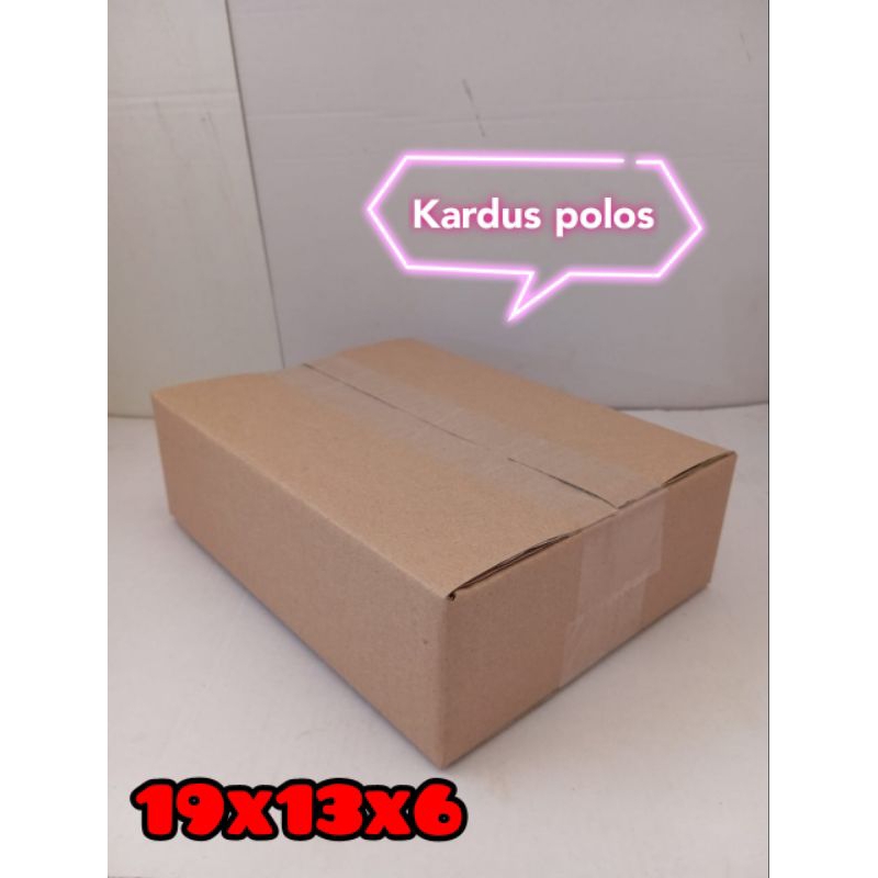 

kardus polos 19x13x6 kardus packing kardus besar