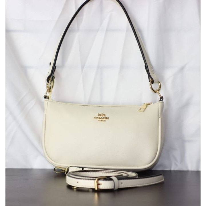 Tas Slempang Wanita Coach Top Handle 2 Tali Coach Top Handle Pouch Signature Mini Tas Slempang Mini 