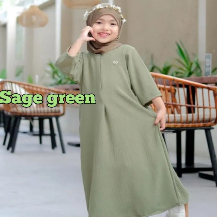 Tren idZz6Z gamis daster anak perempuan 31tahun cringkle aerflow daster anak perempuan polos hitam p