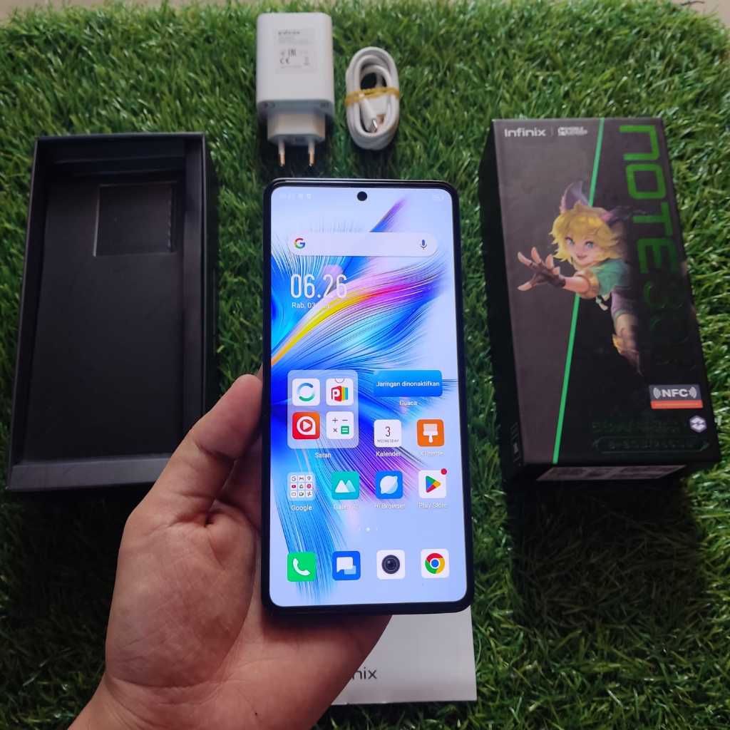 HANDPHONE INFINIX NOTE 30 PRO 8/256GB SECOND SEKEN BEKAS MURAH