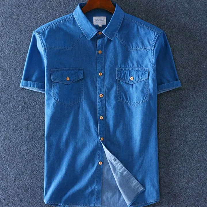 1111 Exchange23 Kemeja Pria AFTER Jeans  Kemeja Lengan Pendek  Kemeja Levis Pria  Kemeja Polos