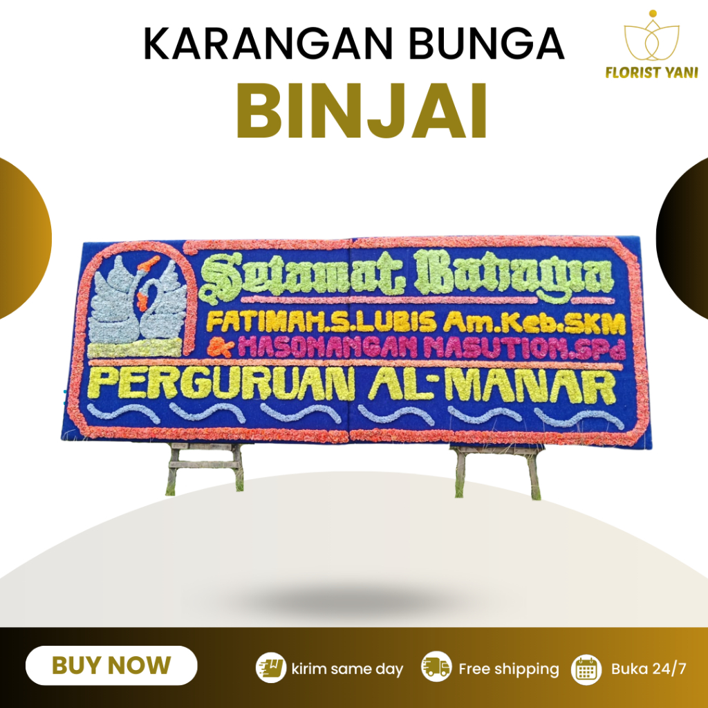 KARANGAN BUNGA PERNIKAHAN BINJAI , PAPAN BUNGA PERNIKAHAN BINJAI