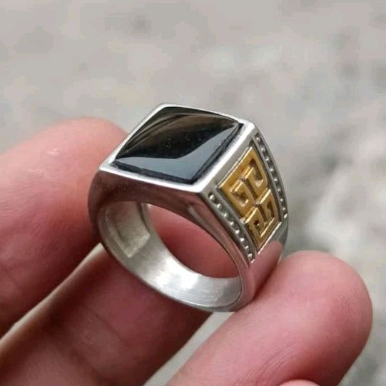 cincin BATU  AKIK Yaman wulung original asli