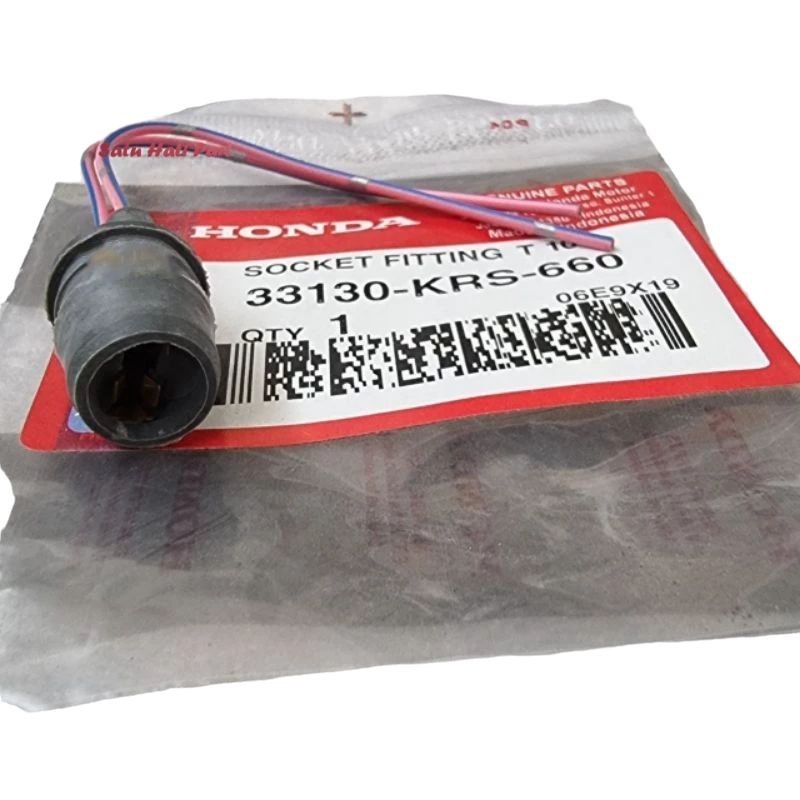SOKET / SOCKET FITTING LAMPU SENJA KILOMETER SPIDO T 10 HONDA