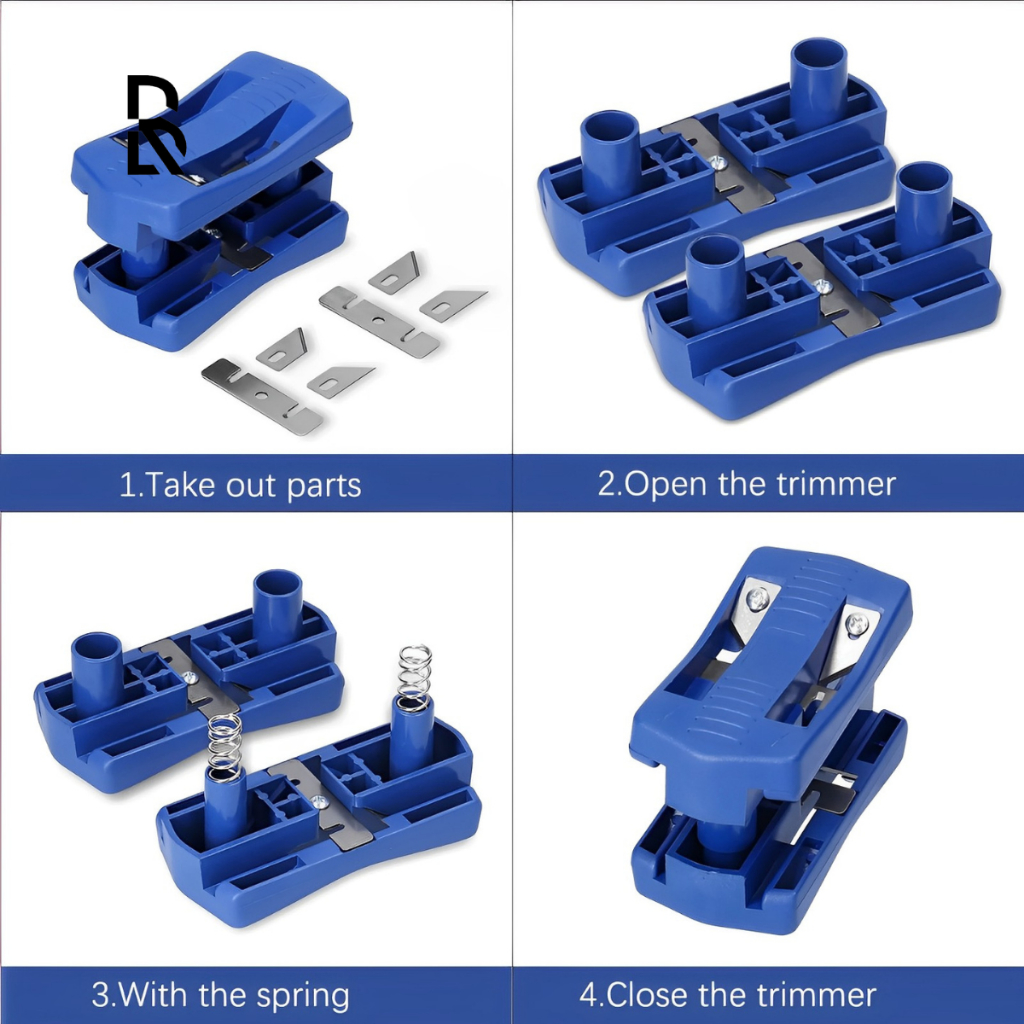 

Manual Edge Double Trimmer Cutter Banding Trimming Edging Vynil Pvc Taco Sheet Decosheet Free Refil