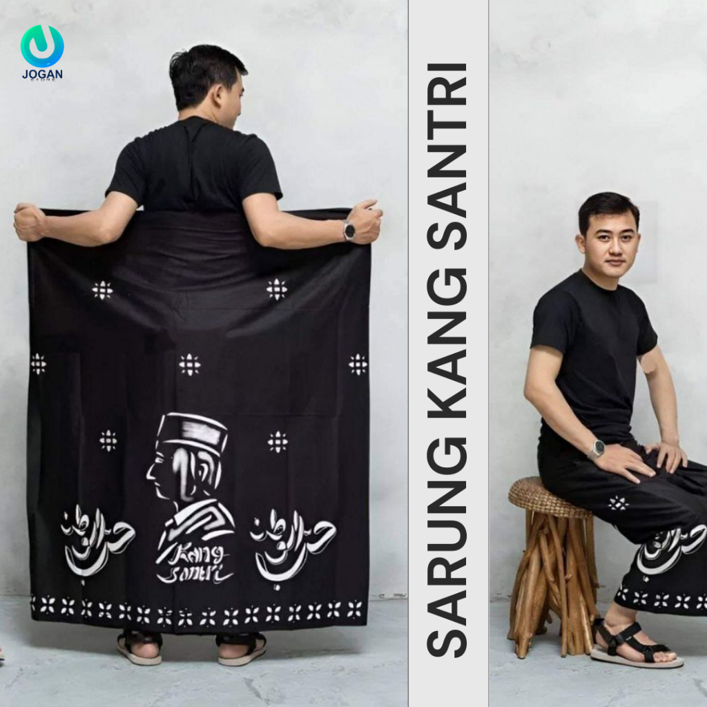 Sarung Pria Dewasa Warna Hitam Sarung Batik Pria Motif Wayang Sarung Hitam Gunungan Sarung Motif Bal
