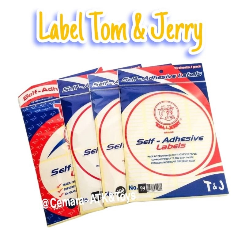 

Label Tom & Jerry ~ Label Putih