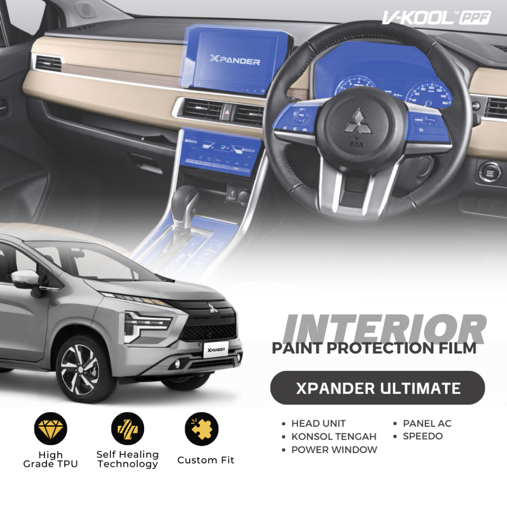VKOOL PPF Interior Protector Mitsubishi Xpander Ultimate - Panel