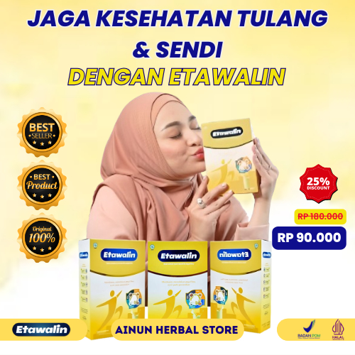 

Etawalin Original Asli- Susu Kambing Etawa Solusi Sendi dan Tulang Asam Urat Paru-paru 500 gram COD