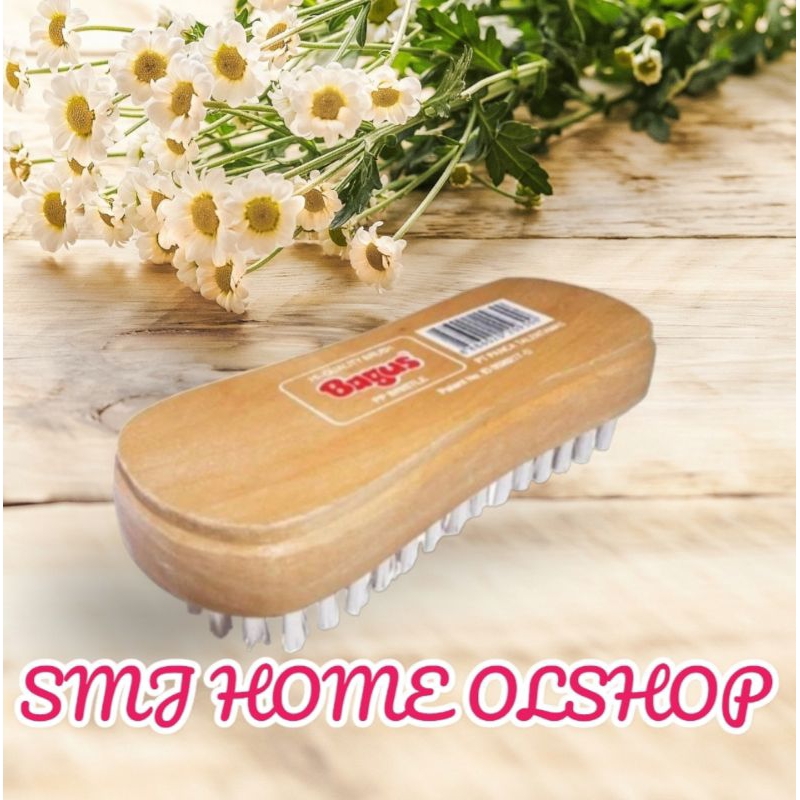 Sikat cuci baju kayu / merk bagus / lembut halus wooden brush