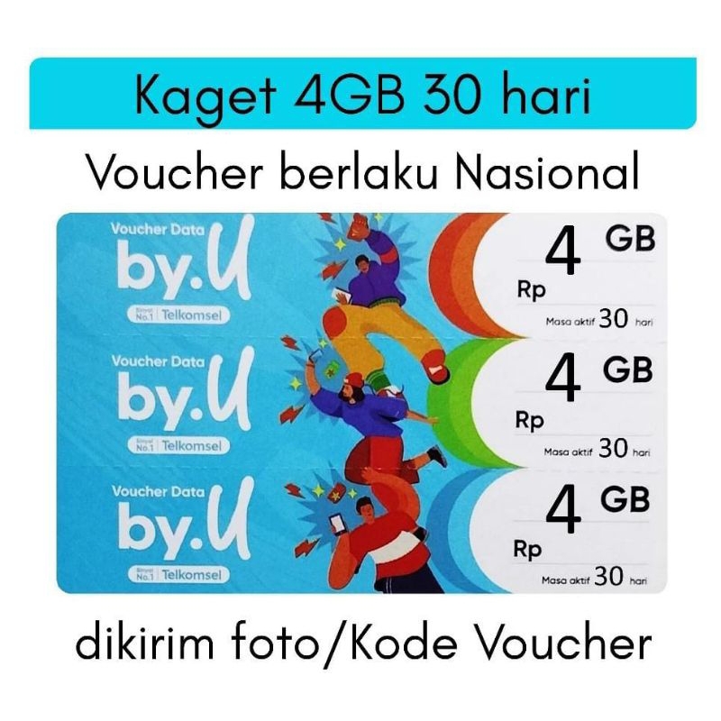 Voucher  ByU Kirim Kode Voucher
