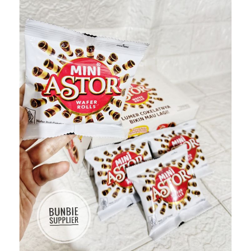 

Mini Astor Wafer Rolls Isi 10pcs x 20gr (BOX)