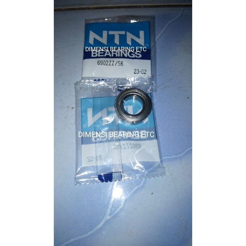 BALL BEARING 6902 ZZ NTN / 6902ZZ NTN