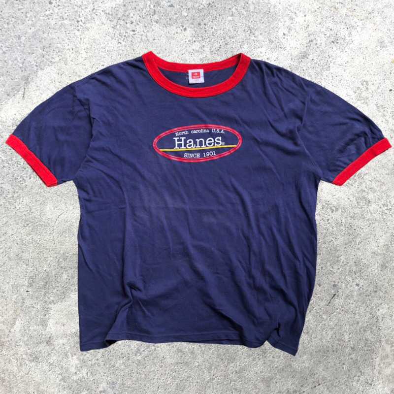 vintage Hanes ringertee second