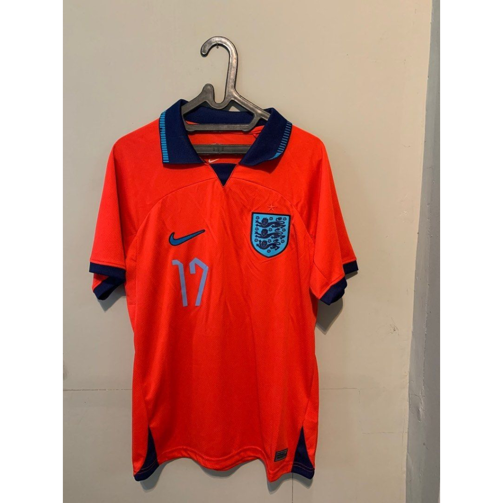 Bukayo Saka #17 Jersey Away World Cup 2022 England Timnas Inggris
