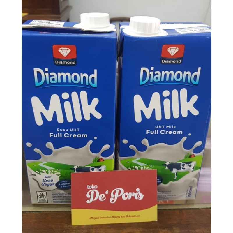 

Susu Diamond Full Cream 1lt / Diamond Full Cream 1lt