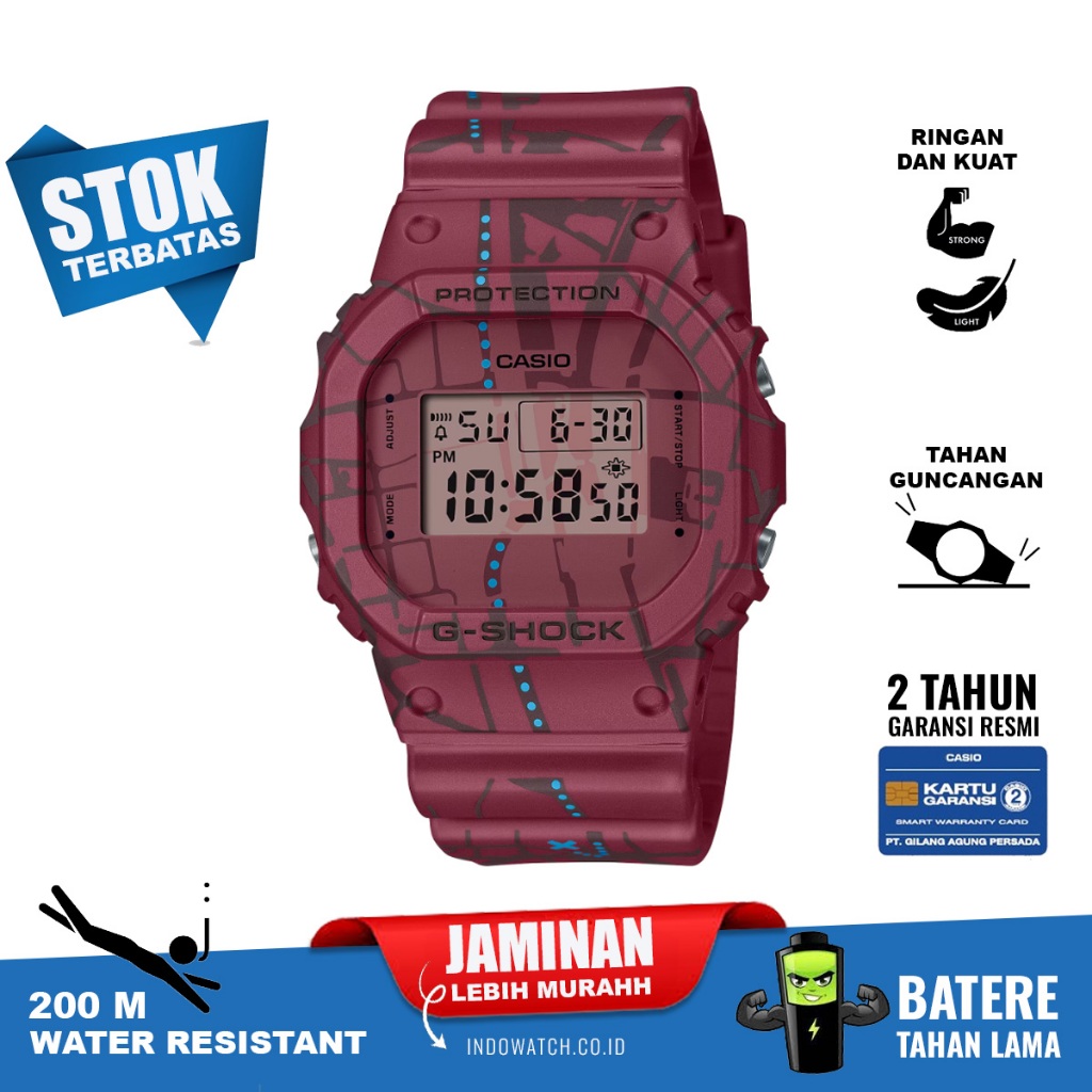 Casio G-Shock DW-5600SBY-4 dw5600 dw 5600 original garansi resmi