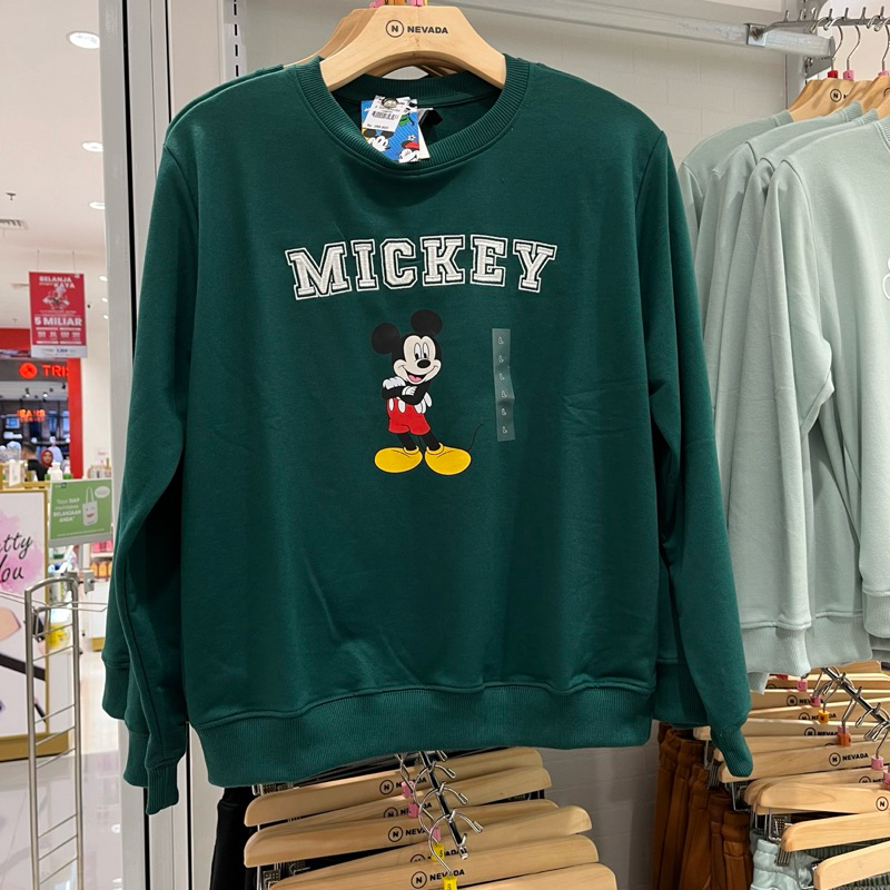 Nevada x Disney Sweater Crewneck Karakter Wanita