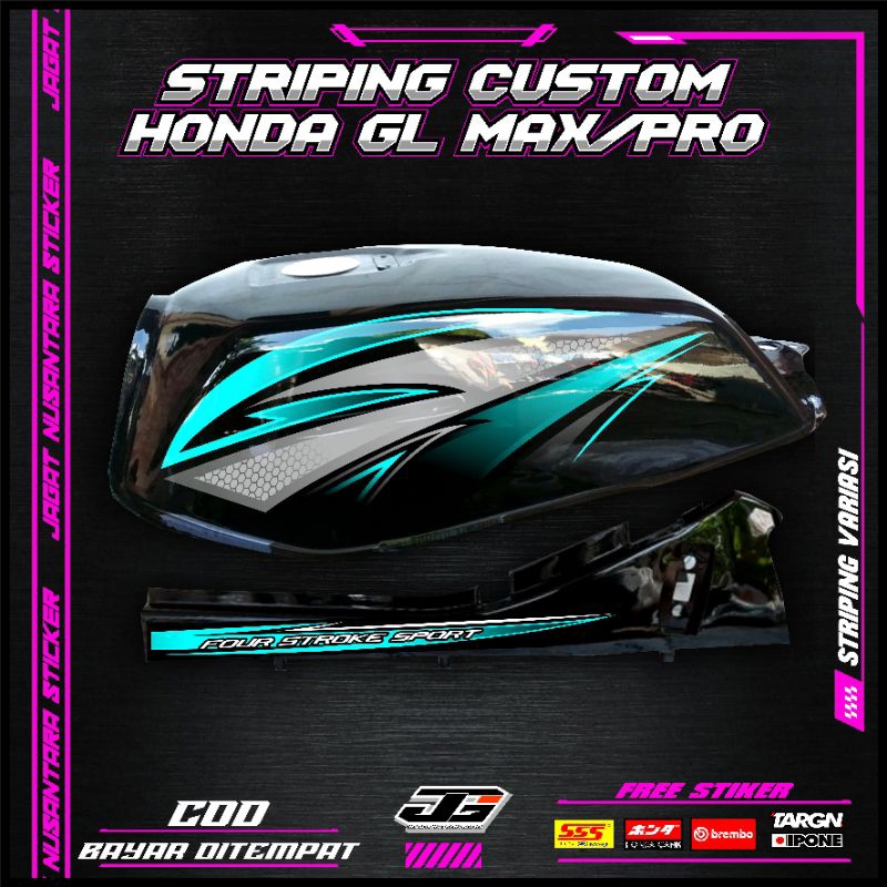 Gl Max Gl pro, Striping Custom gl, Promo Striping, Striping gl, Stiker herek, Stiker racing