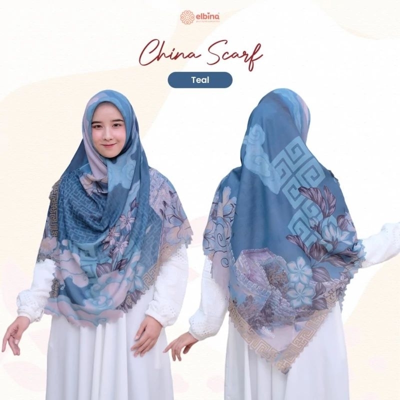 PO SCARF COUNTRY SERIES ELBINA - ORI ELBINA HIJAB - SCARVES HIJAB SEGI EMPAT MOTIF PREMIUM ELBINA HI