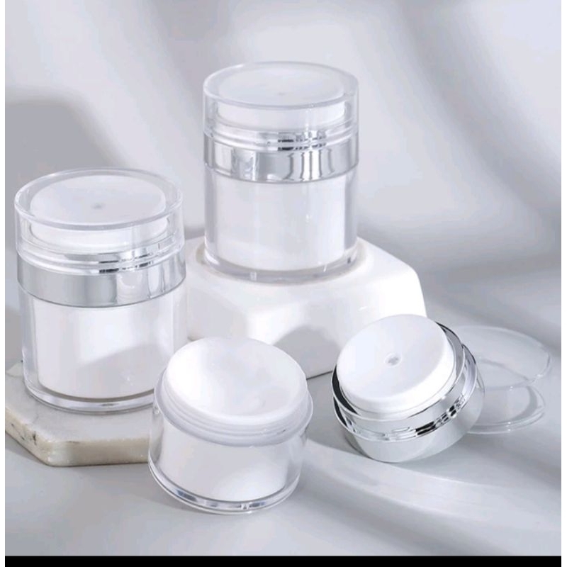 POT JAR LOTION AIRLESS 50Ml, 30Ml dan 15Ml