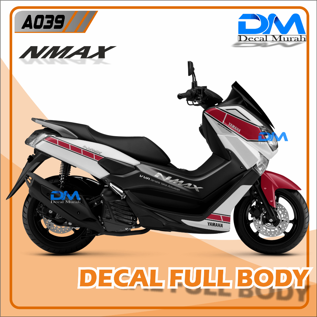 Decal Stiker Nmax 2020 2021 2022 full body A039 Variasi Aksesoris Full Body Sticker Nmax New/Nmax ol