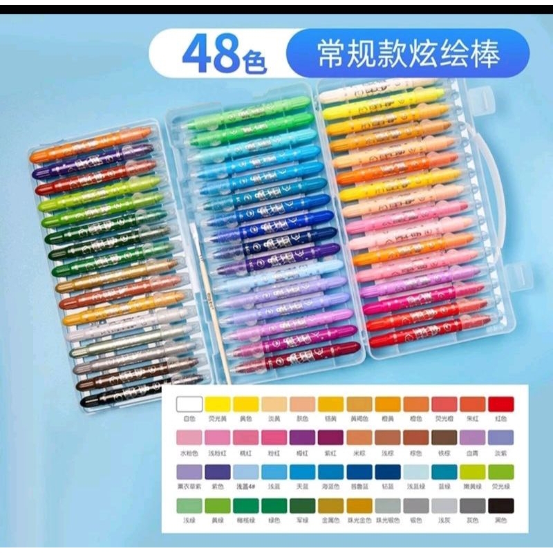 

Crayon Grasp sedang / Crayon Grasp mata sedang / silky crayon / grasp murah berkualitas