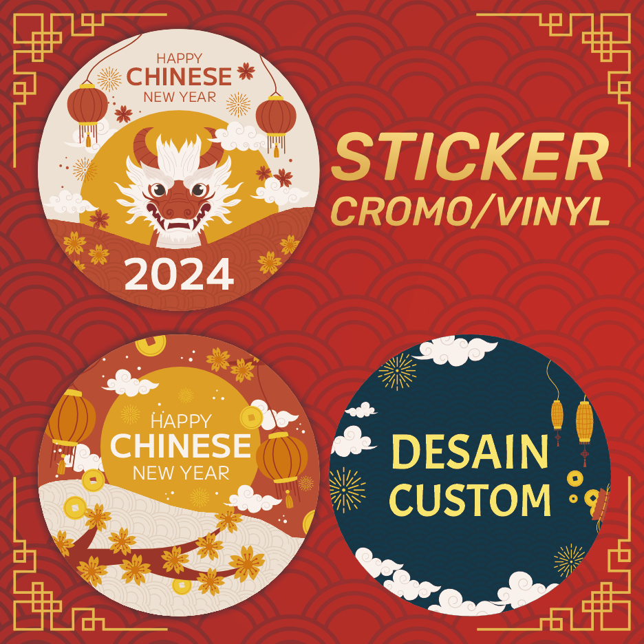 

Stiker Sticker Imlek CNY Cookies Kue Chinese New Year