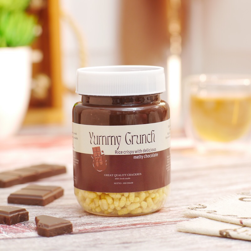 

Yummy crunch-CHOCO JAR COKLAT LUMER CRUNCHY MELTY CEMILAN KEKINIAN