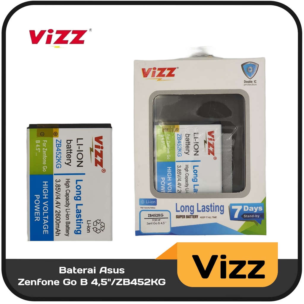 Baterai Asus zenfone Go B 4,5"/ZB452KG Original Vizz