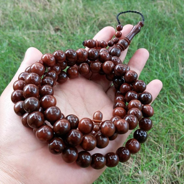 Tasbih Kayu Kokka Kaukah Asli 10 MM
