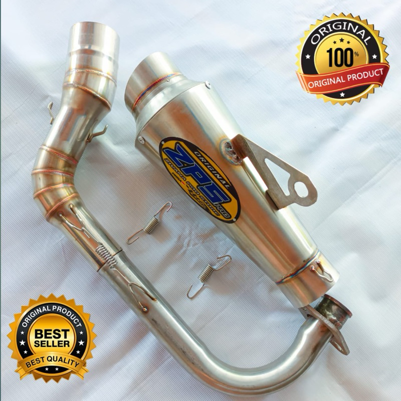 KNALPOT ZPS ORIGINAL DRAG 200CC UNTUK ALL MATIC BEAT NMAX SCOOCPY MIO M3 MIO J MIO GT VARIO 125/110/