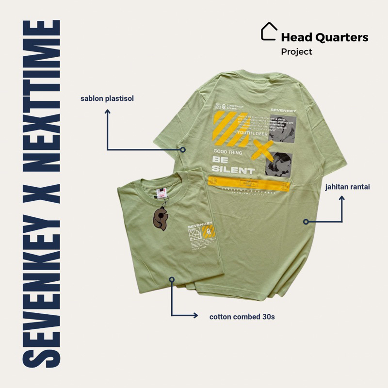 Sevenkey x Nexttime Tshirt | Kaos Sevenkey x Nexttime