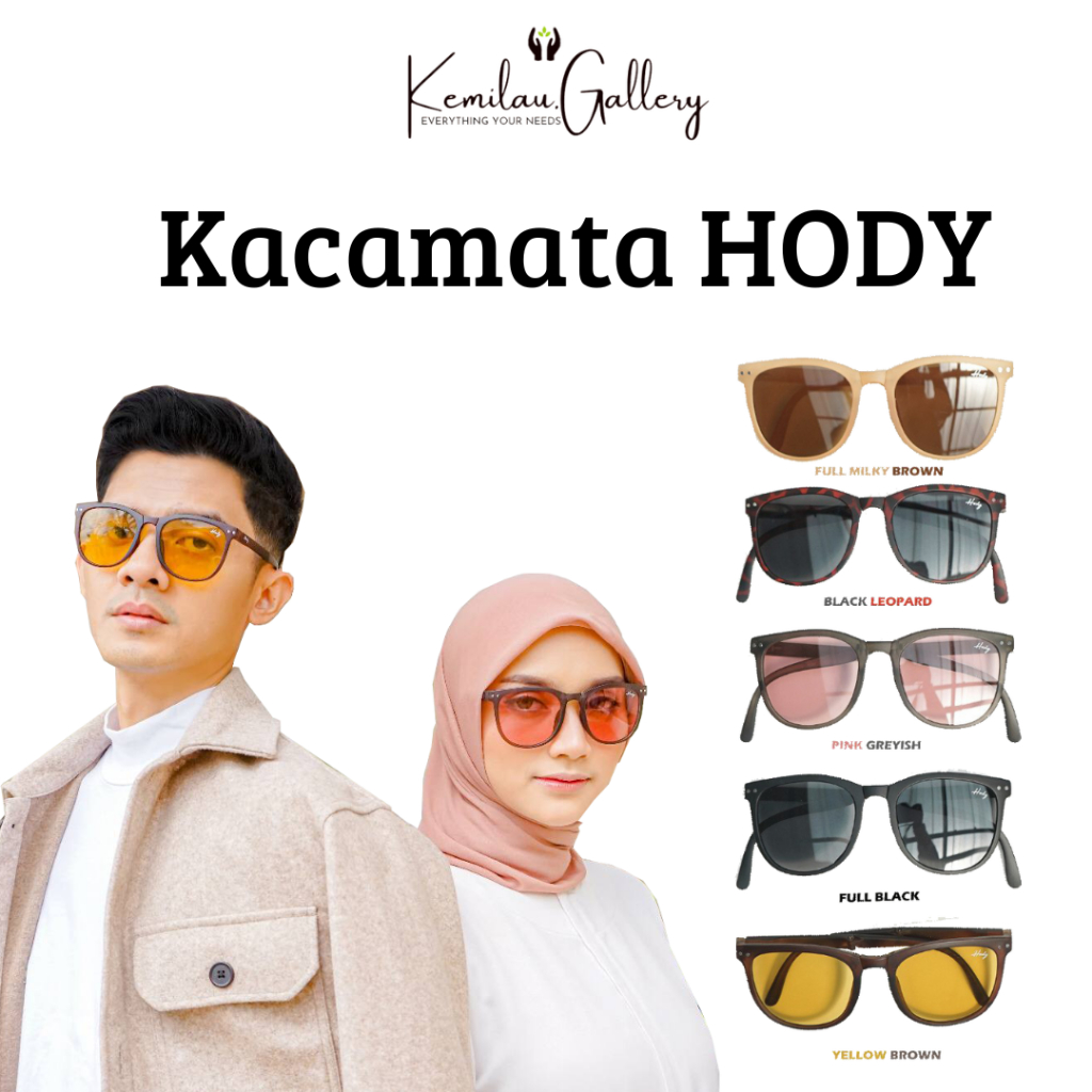 [Free Lap] Hody Glasses Kacamata Lipat Anti Radiasi Sinar Uv  Lensa UV 400 Anti Silau Original Hody